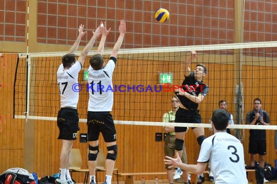 Volleyball Herren Verbandsliga SG Sinsheim/Waibstadt/Helmstadt gegen FV Flehingen 04.11.2017 (© Siegfried Lörz)